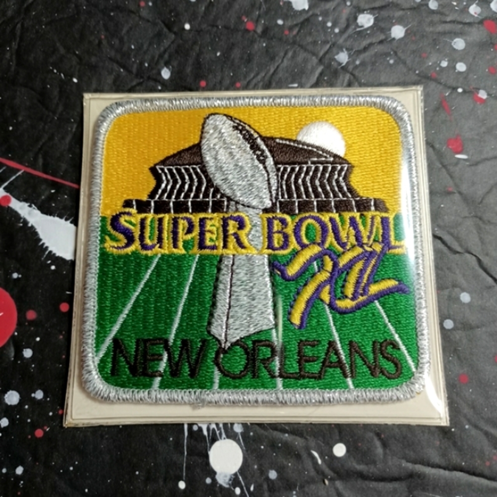 Super Bowl XII throwback 1978 sealed deadstock NFL promo tribute patch RARE - Picture 1 of 7
